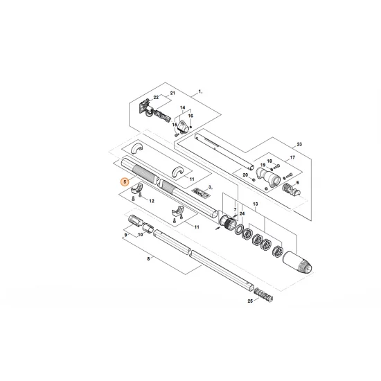 STIHL  Wąż - okładzina uchwytu 4859 791 2000